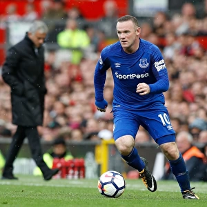 Manchester United vs. Everton: Wayne Rooney at Old Trafford during the Premier League Match