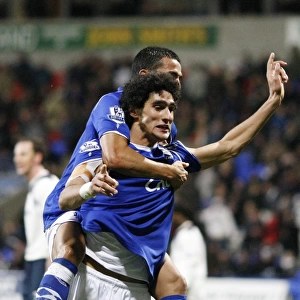 Marouane Fellaini Scores First Goal for Everton: Bolton Wanderers vs. Everton, Barclays Premier League, Reebok Stadium (2008)