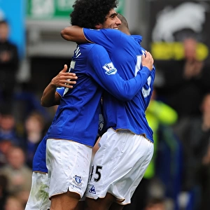 Marouane Fellaini's Thrilling Goal: Everton's Triumph Over Fulham (April 28, 2012, Goodison Park)