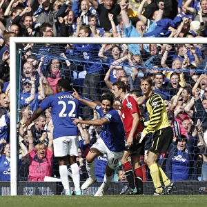 Mikel Arteta's Triumph: Everton's Thrilling Third Goal Against Manchester United at Goodison Park