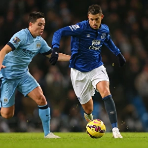 Mirallas Outsmarts Nasri: Everton's Thrilling Escape at Manchester City