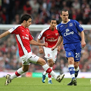 Osman vs Fabregas: Intense Rivalry at Emirates Stadium - Arsenal vs Everton, Premier League 2008