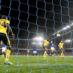 Phil Jagielka Scores Everton's Second Goal in EU Europa League Match Against Lille