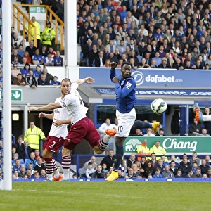 Phil Jagielka Scores First Goal: Everton's Victory at Goodison Park vs Aston Villa (Barclays Premier League)
