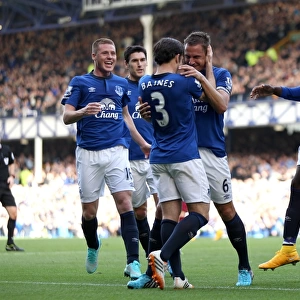 Phil Jagielka's Thriller: Everton Kicks Off Premier League Season with a Goal vs. Aston Villa (Goodison Park)