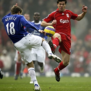 Season 06-07 Framed Print Collection: Liverpool v Everton