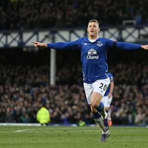 Ross Barkley Scores Third Goal: Everton's Victory Over Aston Villa in Barclays Premier League