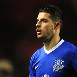 Standing Firm: Kevin Mirallas Determined Performance in the Scoreless Southampton vs. Everton Premier League Match (21-01-2013)