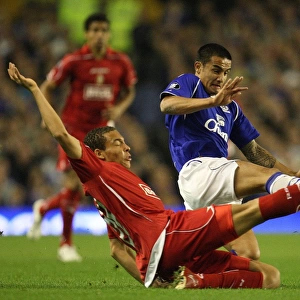 Tim Cahill vs Axel Witsel: A Battle at Goodison Park - Everton vs Standard Liege, UEFA Cup First Round First Leg