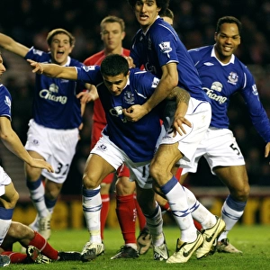Season 08-09 Framed Print Collection: Middlesbrough v Everton