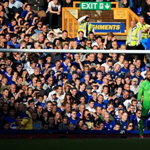 Tim Howard in Action: Everton vs Crystal Palace, Premier League, Goodison Park