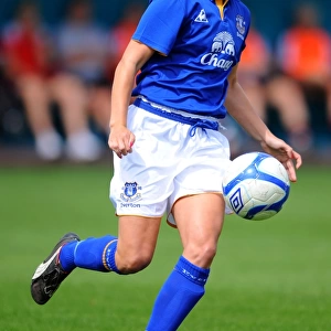 Toni Duggan in Action: Everton Ladies vs. Lincoln Ladies at Arriva Stadium (FA WSL, 7 August 2011)