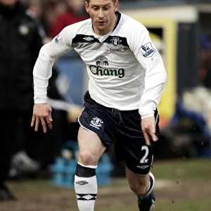 Tony Hibbert in Action for Everton FC - January 2009