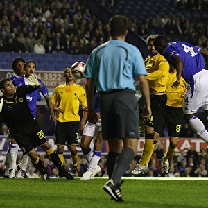 Yobo Scores First: Everton's Europa League Victory vs AEK Athens at Goodison Park