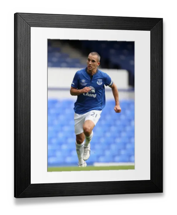 Framed Print : Leon Osman Testimonial: Everton vs FC Porto at Goodison Park