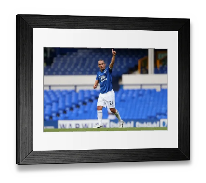 Framed Print : Leon Osman's Testimonial: Everton vs. FC Porto at Goodison Park