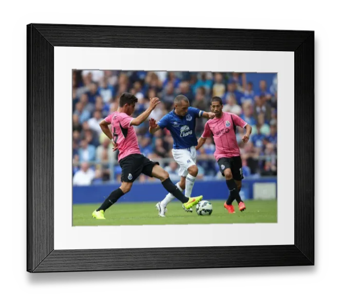 Framed Print : Leon Osman's Farewell Battle: Everton vs. FC Porto - Osman vs. Evandro & Neves Framed Print : Leon Osman's Farewell Battle: Everton vs. FC Porto - Osman vs. Evandro & Neves