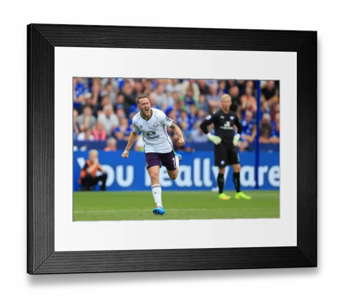 Framed Print : Aiden McGeady's Stunner: Everton's First Goal in Premier League Victory over Leicester City Framed Print : Aiden McGeady's Stunner: Everton's First Goal in Premier League Victory over Leicester City