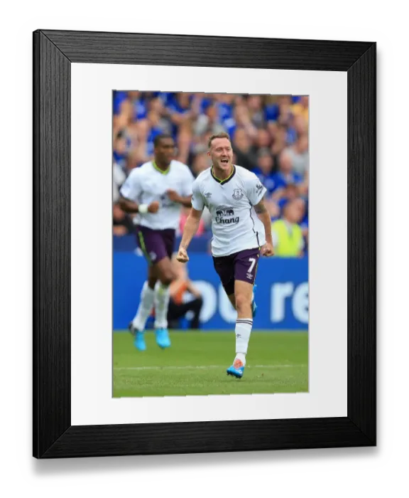 Framed Print : McGeady's Stunner: Everton's First Goal in Premier League Thriller vs. Leicester City Framed Print : McGeady's Stunner: Everton's First Goal in Premier League Thriller vs. Leicester City