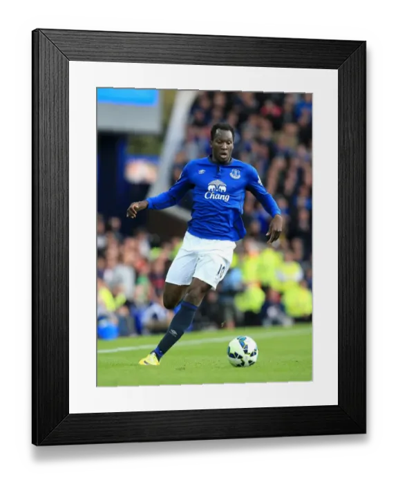 Framed Print : Lukaku vs Arsenal: Everton's Star Forward Faces Off in Premier League Showdown at Goodison Park Framed Print : Lukaku vs Arsenal: Everton's Star Forward Faces Off in Premier League Showdown at Goodison Park