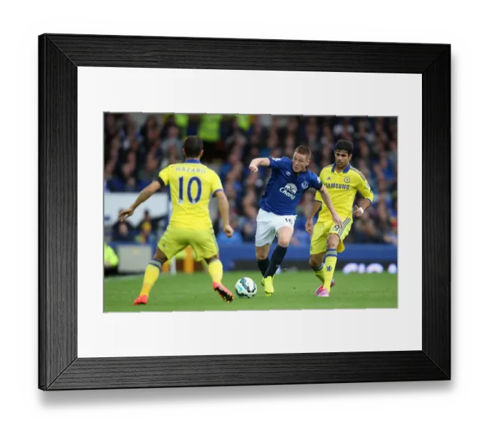 Framed Print : Intense Rivalry: Hazard vs. McCarthy's Battle for Ball Possession - Everton vs. Chelsea, Premier League Framed Print : Intense Rivalry: Hazard vs. McCarthy's Battle for Ball Possession - Everton vs. Chelsea, Premier League