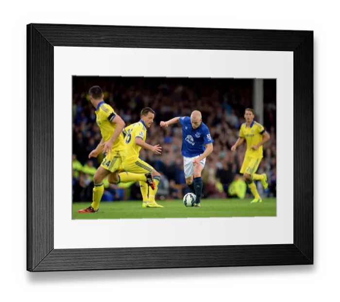 Framed Print : A Battle for Supremacy: Naismith vs Terry at Goodison Park - Everton vs Chelsea Framed Print : A Battle for Supremacy: Naismith vs Terry at Goodison Park - Everton vs Chelsea