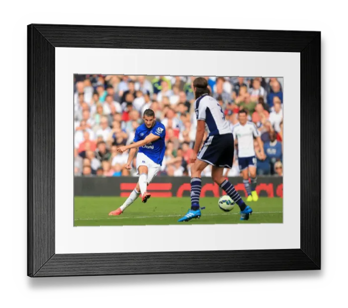 Framed Print : Mirallas Strikes Back: Everton's Second Goal vs. West Bromwich Albion Framed Print : Mirallas Strikes Back: Everton's Second Goal vs. West Bromwich Albion
