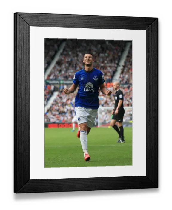 Framed Print : Mirallas Stunner: Everton's Thrilling Second Goal vs. West Bromwich Albion Framed Print : Mirallas Stunner: Everton's Thrilling Second Goal vs. West Bromwich Albion