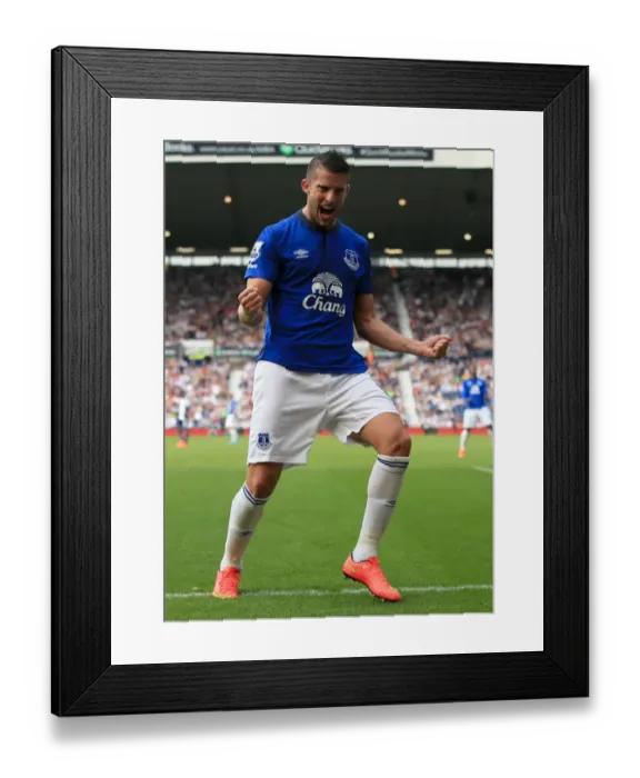 Framed Print : Mirallas's Stunner: Everton's Thrilling Second Goal vs. West Brom in Premier League Framed Print : Mirallas's Stunner: Everton's Thrilling Second Goal vs. West Brom in Premier League