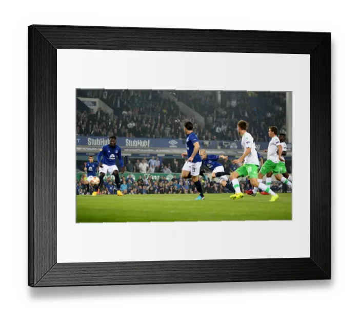 Framed Print : Steven Naismith Scores Opening Goal: Everton vs. FK Krasnodar & VfL Wolfsburg (UEFA Europa League, Goodison Park) Framed Print : Steven Naismith Scores Opening Goal: Everton vs. FK Krasnodar & VfL Wolfsburg (UEFA Europa League, Goodison Park)