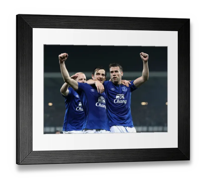 Framed Print : Everton's Coleman and Baines: A Celebration of Teamwork in Europa League Victory Framed Print : Everton's Coleman and Baines: A Celebration of Teamwork in Europa League Victory