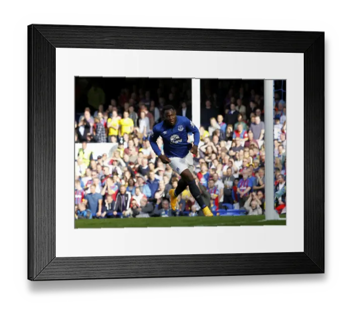 Framed Print : Romelu Lukaku's Stunner: Everton's Thrilling 1-0 Victory Over Crystal Palace in the Premier League Framed Print : Romelu Lukaku's Stunner: Everton's Thrilling 1-0 Victory Over Crystal Palace in the Premier League