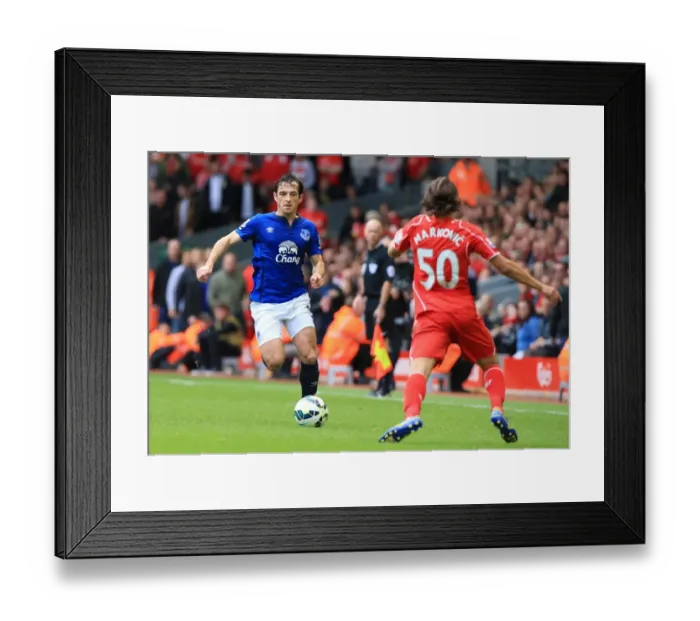Framed Print : Intense Rivalry: Leighton Baines vs. Lazar Markovic - Liverpool vs. Everton Clash at Anfield Framed Print : Intense Rivalry: Leighton Baines vs. Lazar Markovic - Liverpool vs. Everton Clash at Anfield
