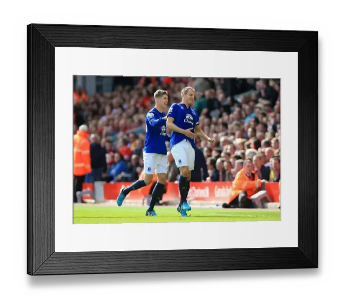 Framed Print : Jagielka Strikes First: Everton's Upset Goal in Liverpool Rivalry, Barclays Premier League 2014 Framed Print : Jagielka Strikes First: Everton's Upset Goal in Liverpool Rivalry, Barclays Premier League 2014