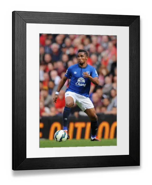 Framed Print : Clash at Anfield: Liverpool vs. Everton - Samuel Eto'o's Battle in the Barclays Premier League Framed Print : Clash at Anfield: Liverpool vs. Everton - Samuel Eto'o's Battle in the Barclays Premier League