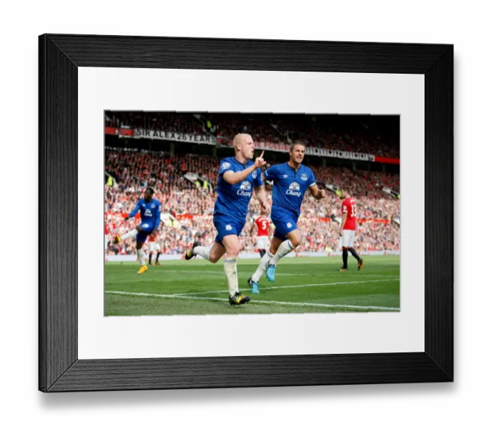 Framed Print : Naismith and Jagielka's Unforgettable Equalizer: Manchester United vs Everton (Barclays Premier League) Framed Print : Naismith and Jagielka's Unforgettable Equalizer: Manchester United vs Everton (Barclays Premier League)
