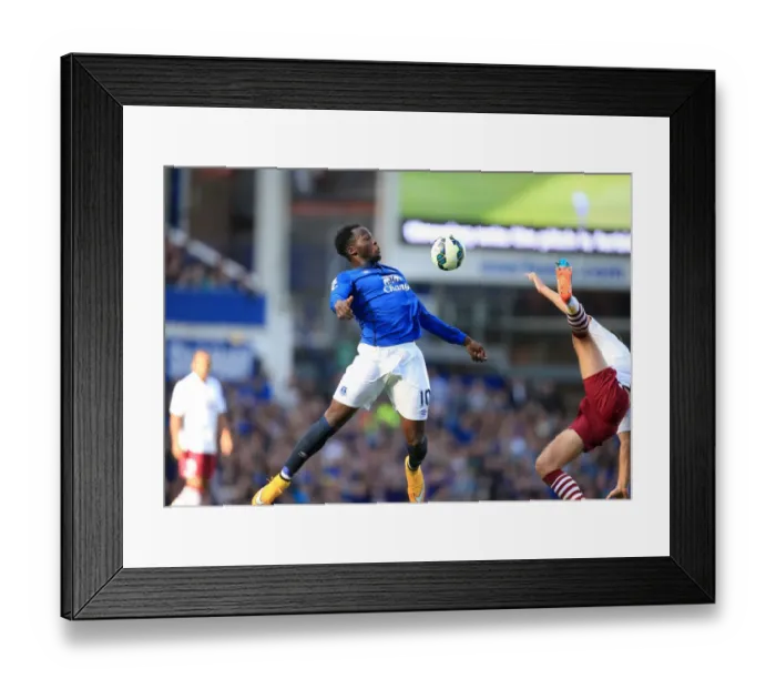 Framed Print : Everton's Lukaku in Action: Everton FC vs Aston Villa, Barclays Premier League, Goodison Park (Peter Byrne / PA Wire) Framed Print : Everton's Lukaku in Action: Everton FC vs Aston Villa, Barclays Premier League, Goodison Park (Peter Byrne / PA Wire)