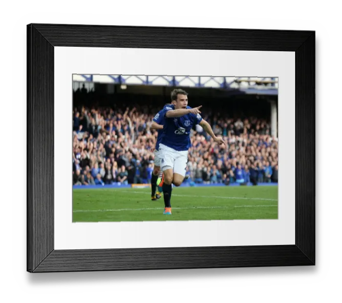 Framed Print : Seamus Coleman's Triumph: Everton's Thrilling Third Goal vs. Aston Villa in the Premier League Framed Print : Seamus Coleman's Triumph: Everton's Thrilling Third Goal vs. Aston Villa in the Premier League