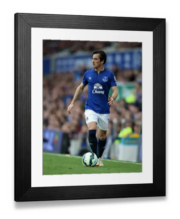 Framed Print : Leighton Baines in Action: Everton vs Aston Villa, Premier League - Goodison Park Framed Print : Leighton Baines in Action: Everton vs Aston Villa, Premier League - Goodison Park