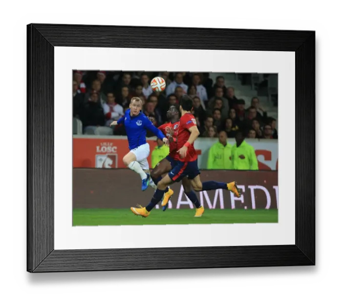 Framed Print : Tony Hibbert in Action: Everton vs. Lille OSC, UEFA Europa League Group H Framed Print : Tony Hibbert in Action: Everton vs. Lille OSC, UEFA Europa League Group H