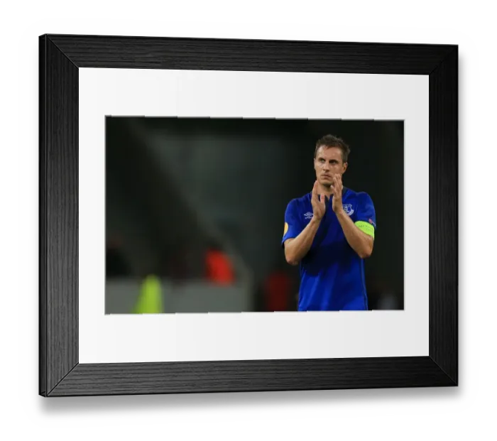 Framed Print : Everton's Phil Jagielka Celebrates UEFA Europa League Victory Over Lille OSC with Fans Framed Print : Everton's Phil Jagielka Celebrates UEFA Europa League Victory Over Lille OSC with Fans