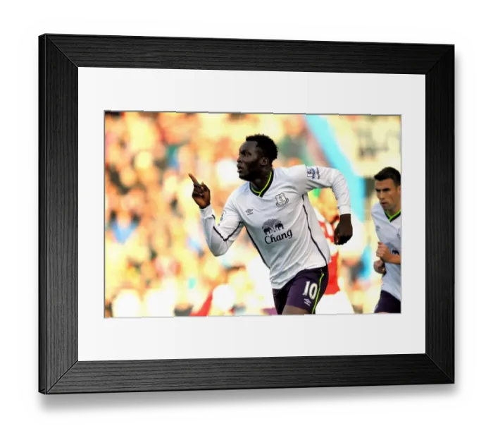 Framed Print : Everton's Romelu Lukaku: Celebrating Glory at Turf Moor After Scoring Against Burnley in the Premier League Framed Print : Everton's Romelu Lukaku: Celebrating Glory at Turf Moor After Scoring Against Burnley in the Premier League
