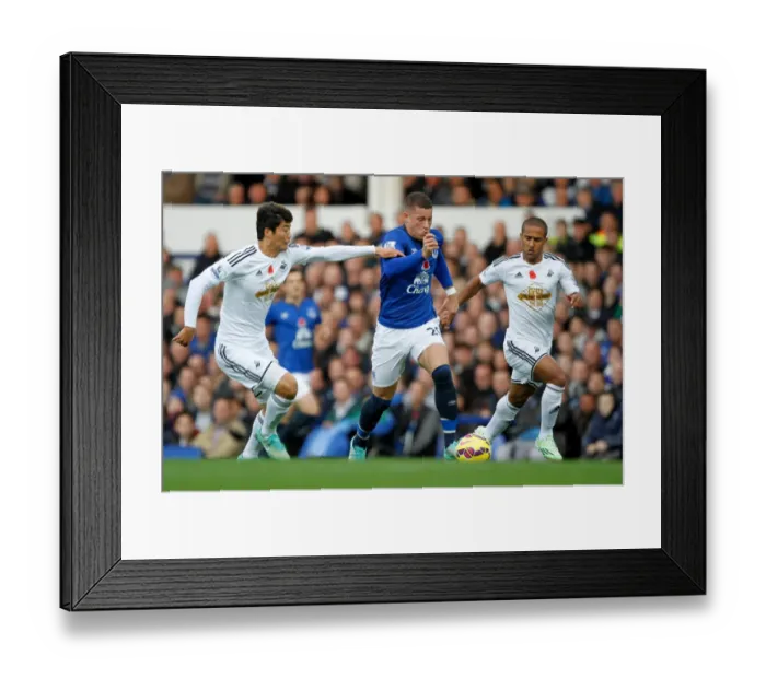 Framed Print : Ross Barkley's Explosive Debut: Everton vs Swansea City, Premier League - Goodison Park Framed Print : Ross Barkley's Explosive Debut: Everton vs Swansea City, Premier League - Goodison Park