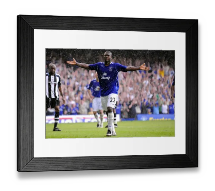 Framed Print : Yakubu's Hat-Trick: Everton's Third Goal vs. Newcastle United (11 / 5 / 08) Framed Print : Yakubu's Hat-Trick: Everton's Third Goal vs. Newcastle United (11 / 5 / 08)
