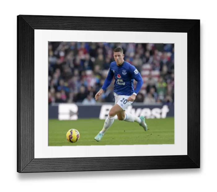 Framed Print : Ross Barkley in Action: Everton vs Sunderland, Premier League Rivalry Framed Print : Ross Barkley in Action: Everton vs Sunderland, Premier League Rivalry