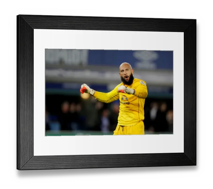Framed Print : Tim Howard's Triumph: Everton's Victory Over West Ham United in the Barclays Premier League (Everton v West Ham United - Goodison Park) Framed Print : Tim Howard's Triumph: Everton's Victory Over West Ham United in the Barclays Premier League (Everton v West Ham United - Goodison Park)