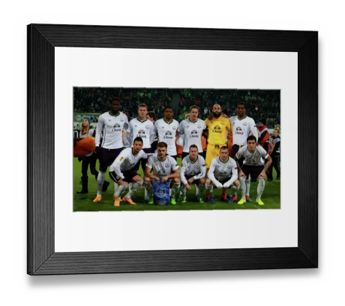 Framed Print : UEFA Europa League - Group H - VfL Wolfsburg v Everton - Volkswagen Arena Framed Print : UEFA Europa League - Group H - VfL Wolfsburg v Everton - Volkswagen Arena