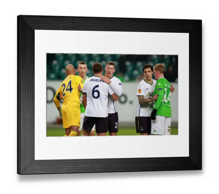 Framed Print : Everton's Europa League Triumph: Tim Howard, Ross Barkley, Phil Jagielka Celebrate Victory Over VfL Wolfsburg Framed Print : Everton's Europa League Triumph: Tim Howard, Ross Barkley, Phil Jagielka Celebrate Victory Over VfL Wolfsburg