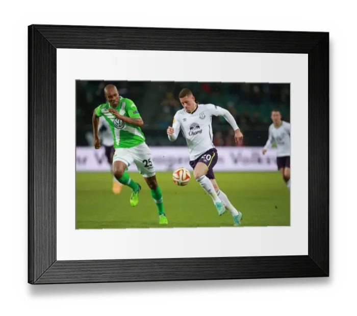 Framed Print : Naldo vs. Barkley: A UEFA Europa League Showdown Framed Print : Naldo vs. Barkley: A UEFA Europa League Showdown