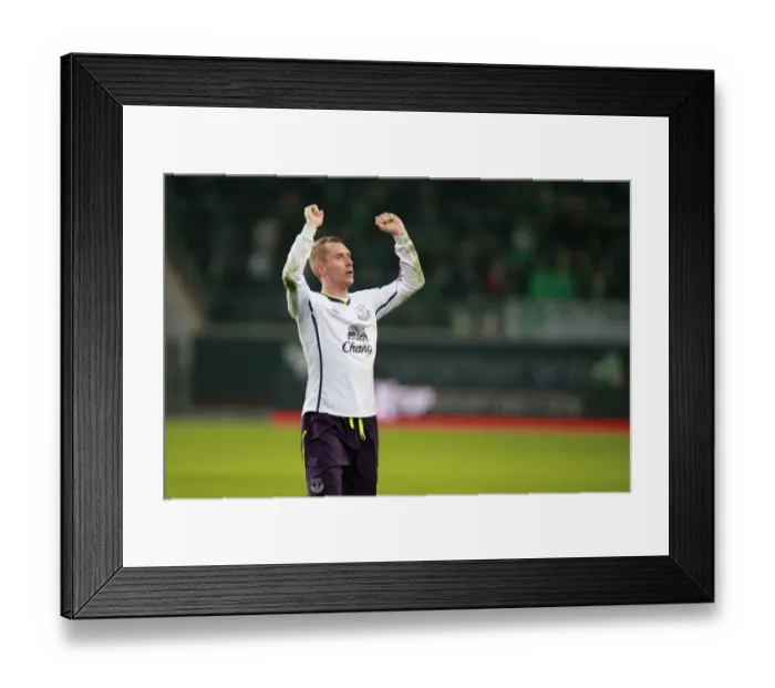Framed Print : Tony Hibbert's Triumph: Everton's Europa League Victory at Volkswagen Arena Framed Print : Tony Hibbert's Triumph: Everton's Europa League Victory at Volkswagen Arena